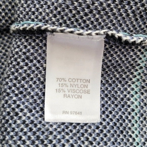 J Jill Black White Plaid Buffalo Check Cozy Knit Long Sleeve Pullover Sweater M - Picture 4 of 16